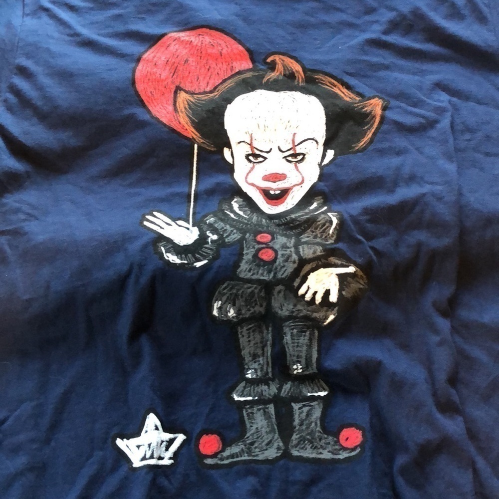 Clown t-shirt size XL - Picture 3 of 4